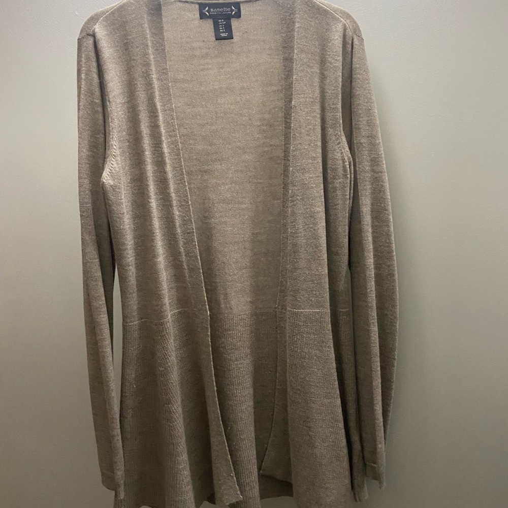 3 casual sweaters in good condition. All size small. 1 Tan, 1 Cranberry, 1 Blue.